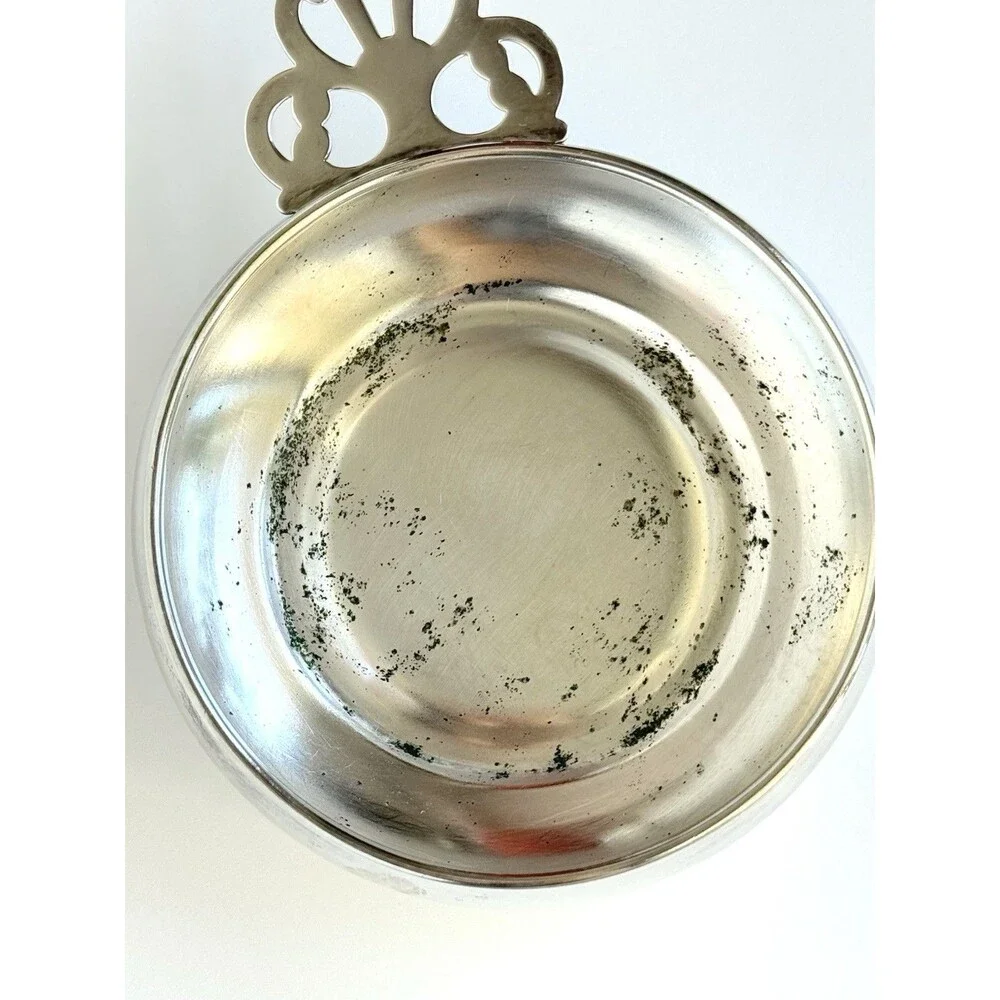 Antique Vintage Gorham Silver Plated Porringer Bowl 4